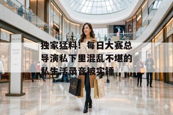 独家猛料！每日大赛总导演私下里混乱不堪的私生活录音被实锤